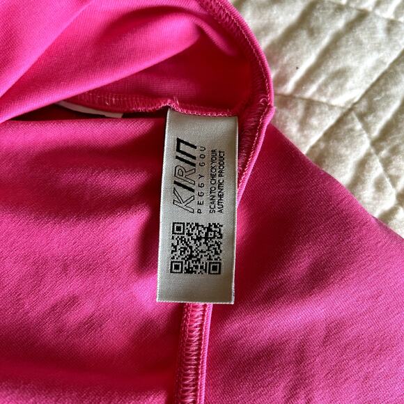 Kirin Peggy Gou bright Fuchsia pink Open back Bodysuit Size S - Picture 9 of 11